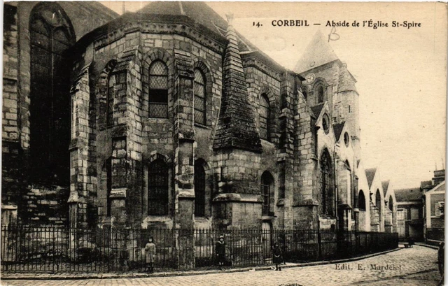 CPA AK CORBEIL - Abside de l'Église St-Spire (488700)