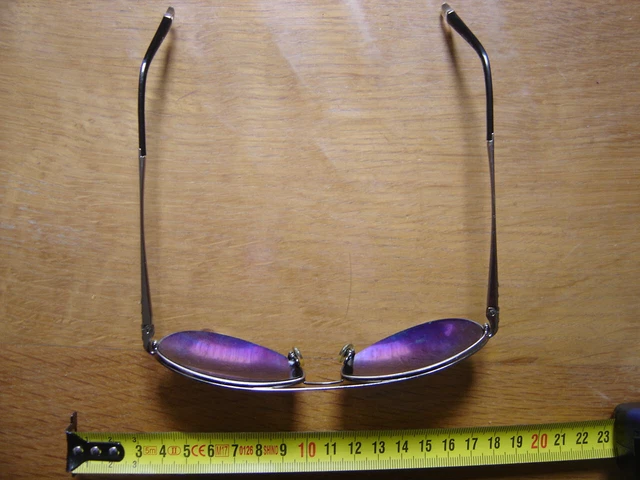 Monture De Lunettes Vintage Faconnable 'Pivoine' - Couleur Brun/rouge/violet - Neuf Sans étiquette