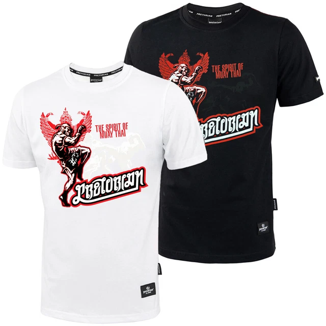 T-shirt Pretorian Uomo Koszulka Pit Bull MMA BJJ Muay Thai Boxing Fight Thailandia