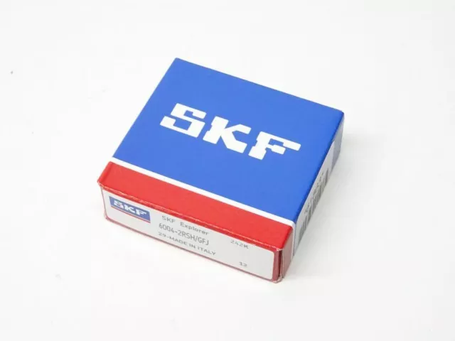 SKF 6004-2rsh / Gfj Roulement à Bille - Palier Neuf / Emballage D'Origine Scellé