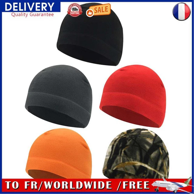 Men Women Winter Fleece Hats Windproof Warm Sports Cycling Running Skiing Caps