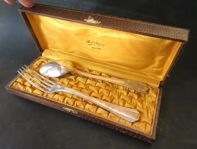 Coquetier Christofle Avec Sa Cuillère - Métal Argenté, Coffret D'origine (occasion)