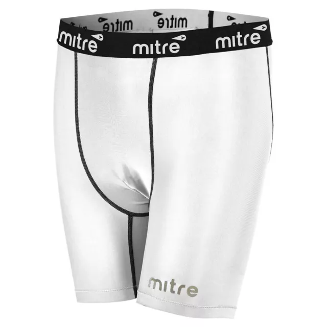 Mitre Neutron Compression Shorts Activewear/Gym Tights White