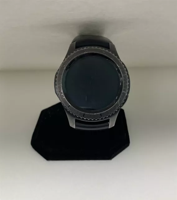 Samsung Gear S3 Frontier 46mm R760 Bluetooth Smartwatch Black FAIR Condition 3