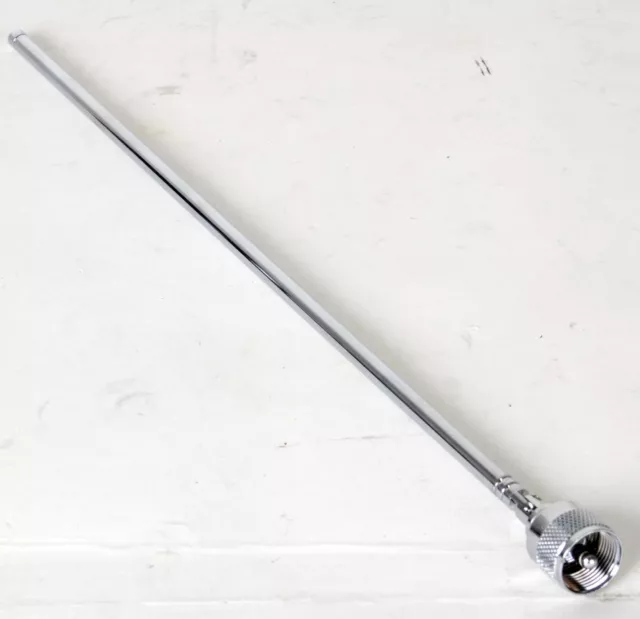 Telescopic Receive Antenna PL259 Fitting Wideband  25-1300Hz VHF UHF 0-25MHz SW