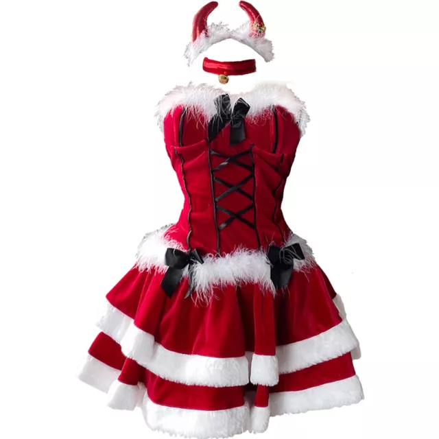 Christmas-Sexy-Lingerie-Women-Ladies  -Santa-Xmas-Cosplay-Fancy-Dress-Costumes