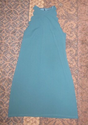 Fortune + Ivy Women's Dark Green Medium Casual Dress, New!!