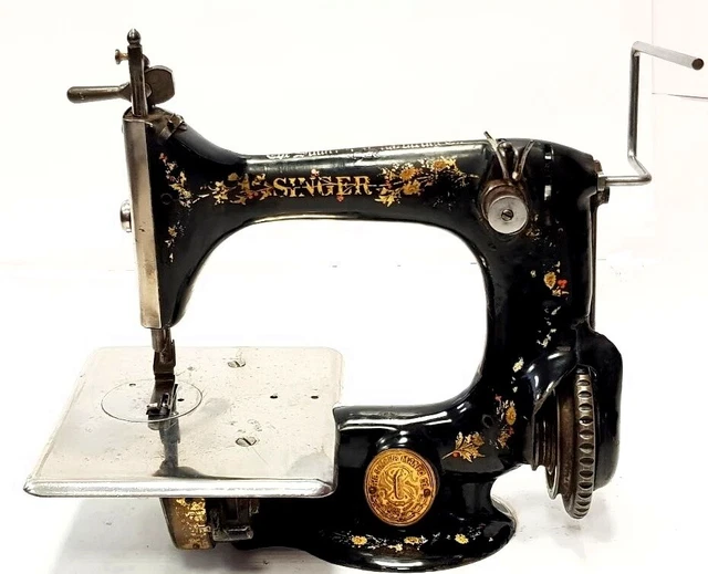 Antigua maquina de coser SINGER 24-7  Antique rare sewing machine 1910