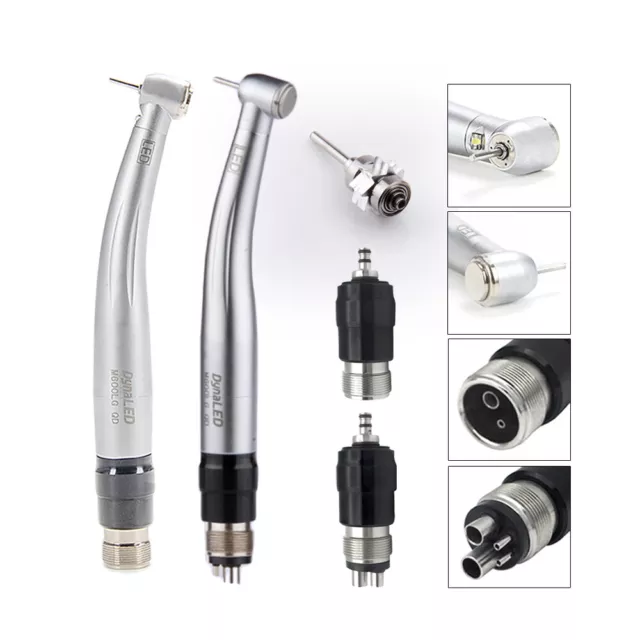 Dental NSK style DynaLED MG600LG LED High Speed Handpiece 2/4Hole Quick Coupler