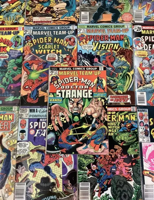 Marvel Two In One #4 Team Up 21 15 Comic Book Lot Spider-Man Thing Byrne Kane