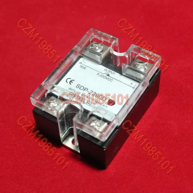 Solid State Relay SSR DC-DC 25A 3-32VDC/5-220VDC 90A for Crydom D1D90/D1D100