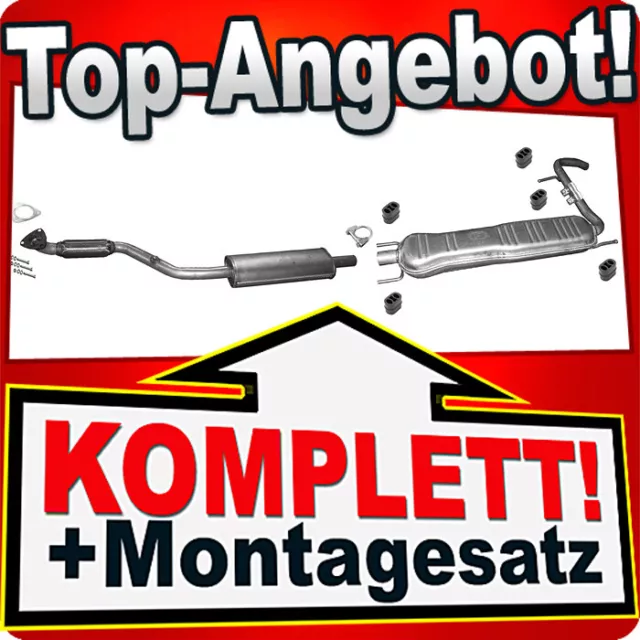 Auspuff für OPEL ZAFIRA B 1.6 CNG Auspuffanlage