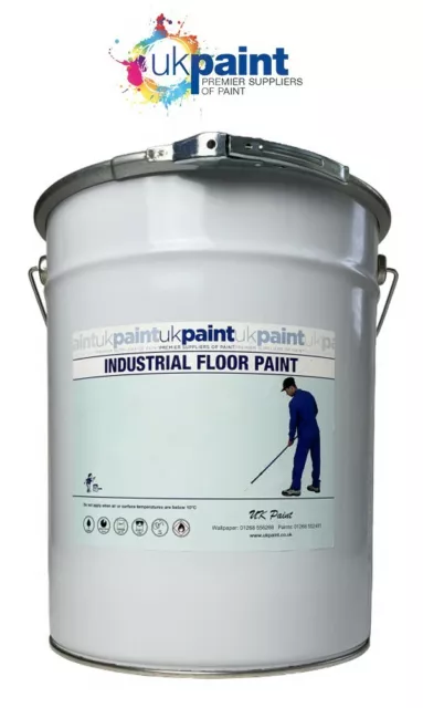 20 Litre Industrial Floor Paint - Heavy Duty - All Colours - Free Delivery