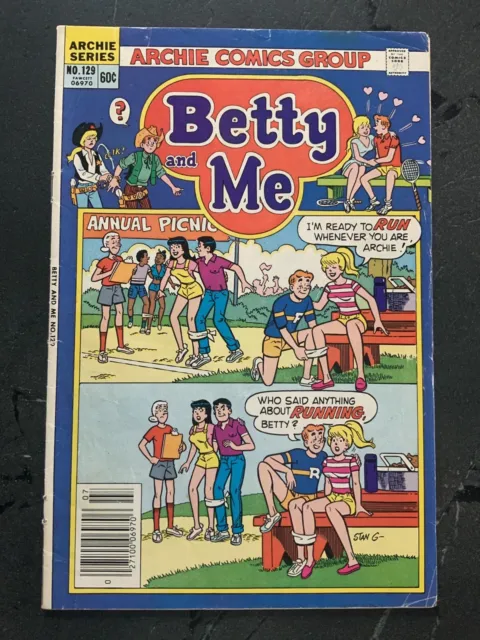 Betty and Me #129 VG 1982 Stock Image Low Grade