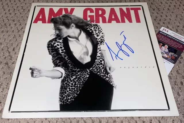 Amy Grant Signed Album Cover Jsa Coa Autograph Record Vinyl