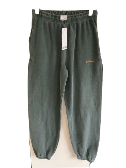 URBAN OUTFITTERS IETS franscuffed joggers Teal £12.00 - PicClick UK