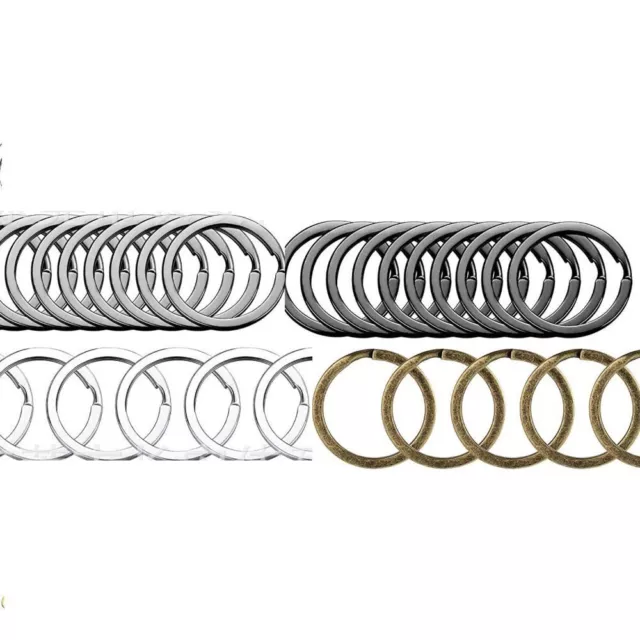 Black, silver, bronze, chrome Metal O Rings  Belt Accessories