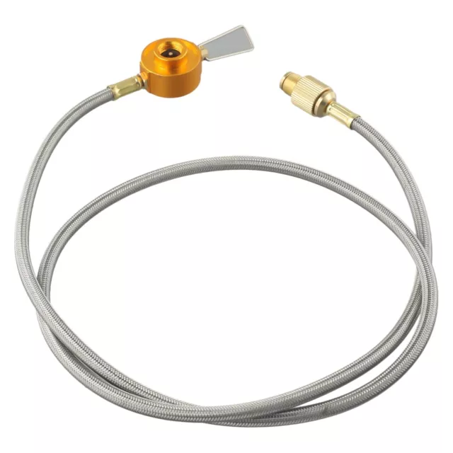 Adjustable Gas Hose with Control Valve for Camping Stoves and Lanterns