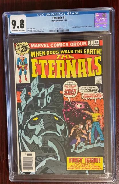 🔥🔥 Eternals #1 (Marvel Mcu,1976) Jack Kirby, 1St Appearance 🔥🔥 Cgc 9.8