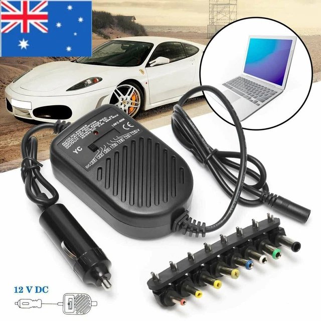 Universal 80W Car Auto Charger Power Supply Adapter For Laptop Notebook +8 Tips~