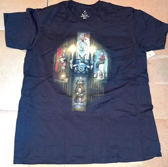 Disney Haunted Mansion Stretching Room MenS SHIRT SIZE XL NEW