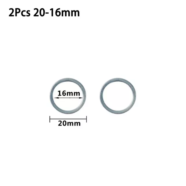 Pour lame de scie circulaire buissons de conversion lot de 2 finitions argent po