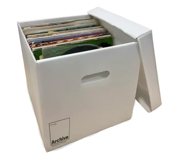 Vinyl LP Record Storage Box - 12" Vinyl Storage Case Super Strong