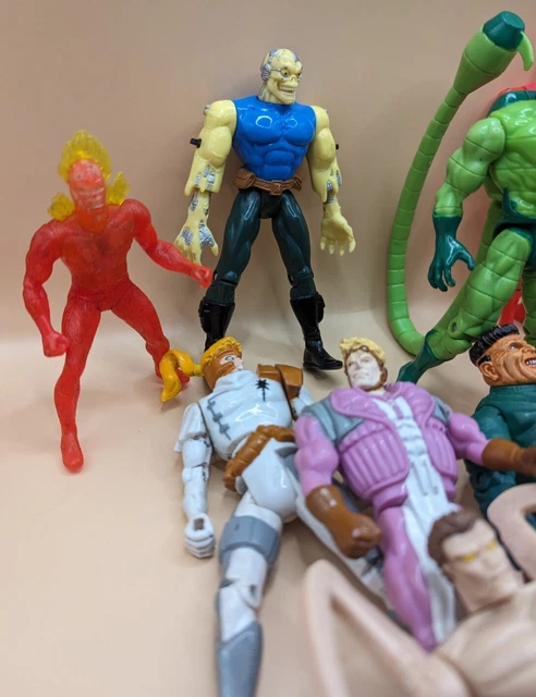 Vintage Toy Biz Marvel 12 Action Figure Lot X-Men Angel Scorpion Gambit & More 2