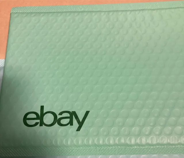 BUBBLE MAILER Light Green eBay Branded Kraft 6.5” x 9.25” Padded Lot of 3