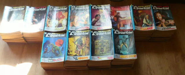 585x Silber Grusel Krimi inkl. 181x Dan Shocker Sammlung Romanheft Top Kult RAR