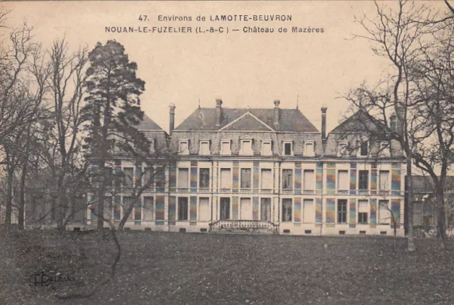 NOUAN-LE-FUZELIER 47 Château de Mazères written