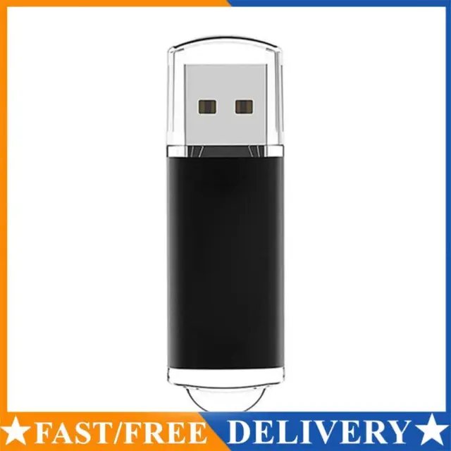 CW10029 High Speed USB 2.0 Flash Drive Clear Cap Thumb Drive (2GB Black) AU