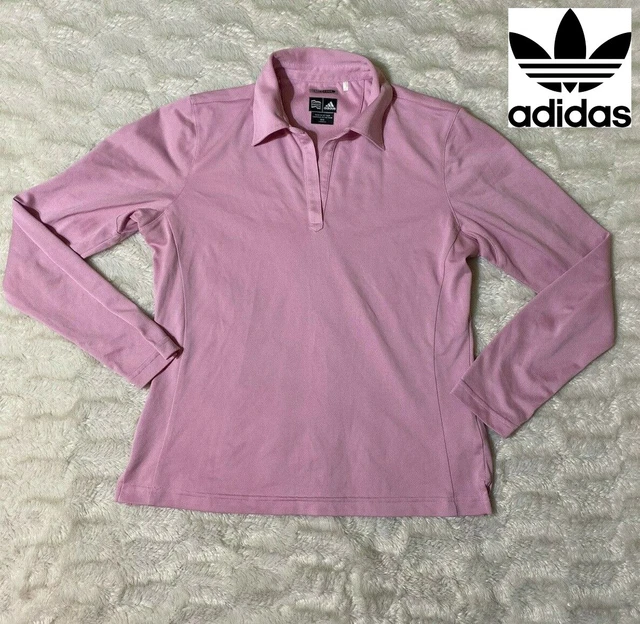 Adidas CilmaCool Women's M Medium Long Sleeve Pink Polyester Shirt