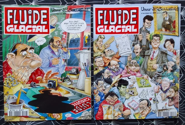 2 MAGAZINES FLUIDE GLACIAL N°236 248 Couverture MAESTER Sœur Marie