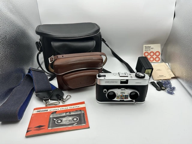 View Master 3d Camera Appareil Photo Stereo Avec Trinar 1: 2.8 20mm