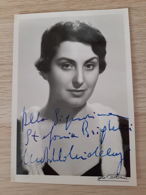 Photo Dédicacée De La Soprano Alda Noni - Belle Photo Avec Autographe Et Dédicace Personnelle - Occasion