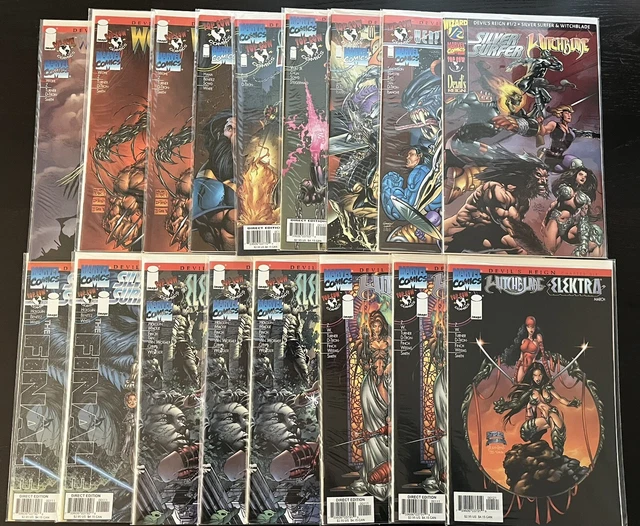 Marvel Image Top Cow Devil's Reign Complete NM 1/2 1-8 Michael Turner Wolverine