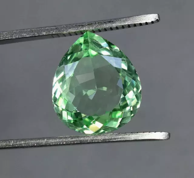 Pièces naturelles bicolores de Ceylan 11,55 ct saphir coupe poire superbe...