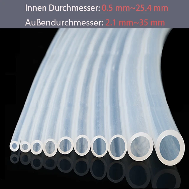 Tubo in silicone tubo in silicone tubo latte ID 0,5~25,4 mm pompa peristaltica