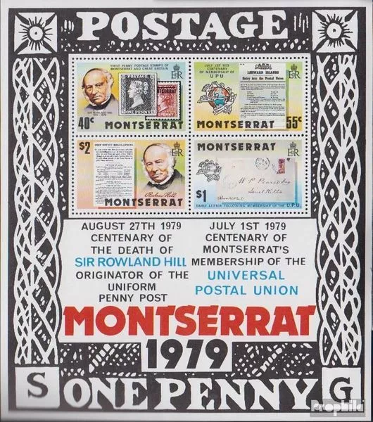 Montserrat block21 (complete.issue.) unmounted mint / never hinged 1979 Hill