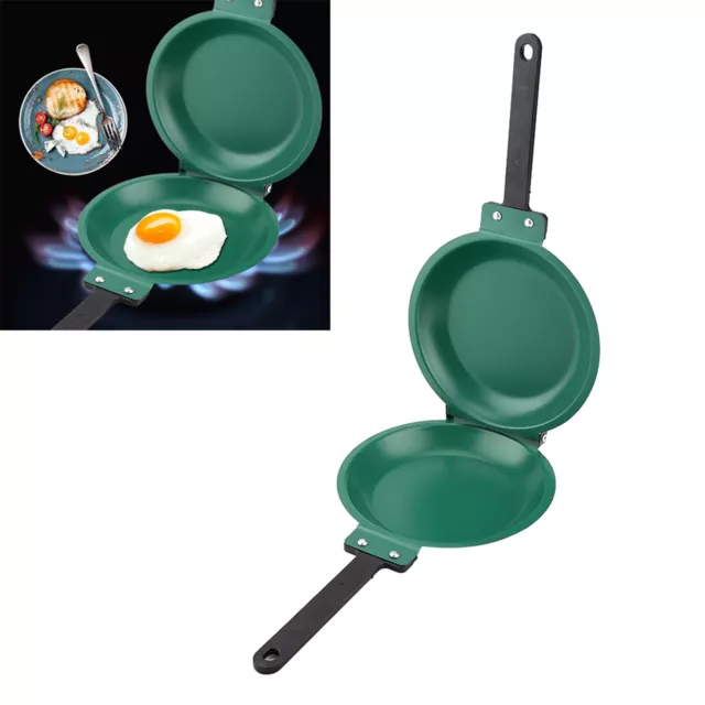 Double Side Frying Pan Non-stick Flip Pan With Ceramic Coating Pancake Maker