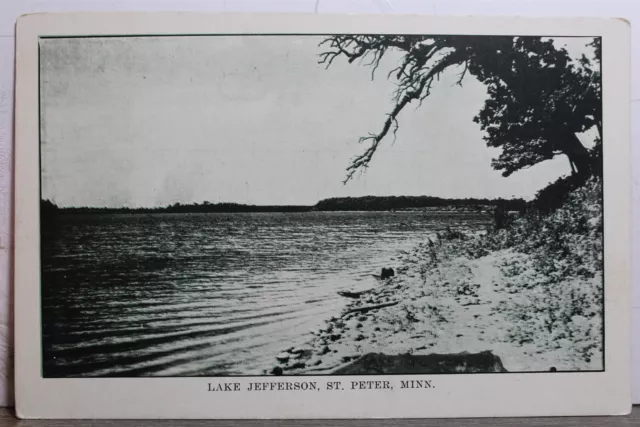 Minnesota MN St Peter Lake Jefferson Postcard Old Vintage Card View Standard PC