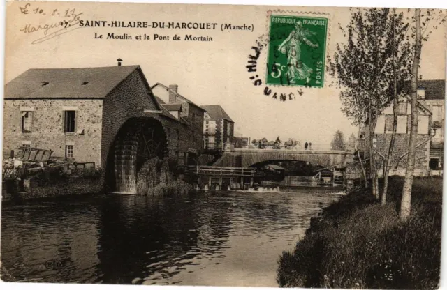 CPA AK St-HILAIRE-du-HARCOUET - Le Moulin et le Pont de MORTAIN (209545)