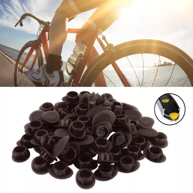 Replace Your Old Rim Tape with our Reusable Bike Rim Plugs (100pcs/bottle)