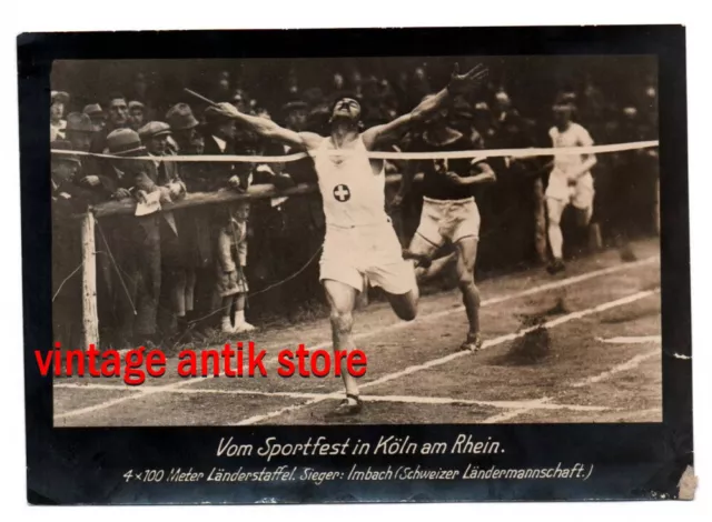 Fotografía Festival Deportivo Colonia Am Rin 100 Metro Länderstaffel Sieger
