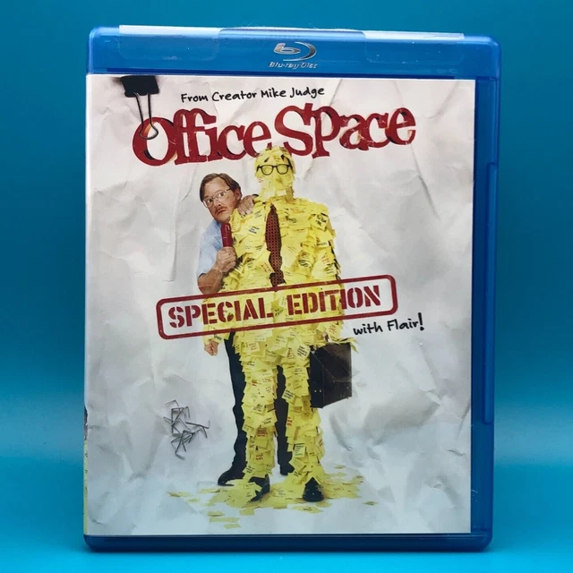 OFFICE SPACE BLURAY Special Edition Mike Judge Jennifer Aniston