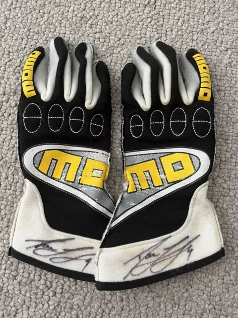 David Reynolds Race Used Signed Erebus Gloves V8 Supercars