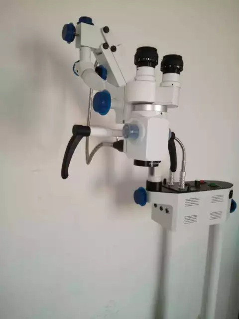 3 Step Floor Stand Surgical ENT Microscope - Manual Fine Focusing -Free Shipping