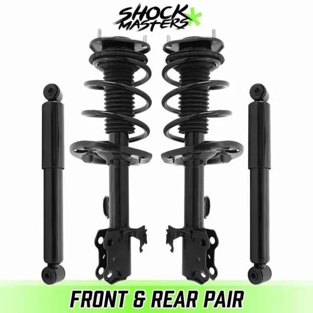 Front Quick Complete Struts w/ Springs & Rear shocks for 2006-2008 Toyota Rav4