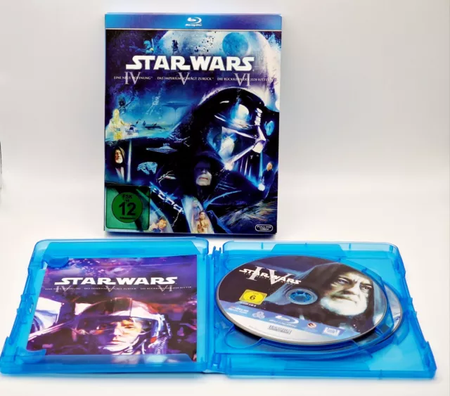 Star Wars IV - VI, 3-Disc Set - Blu RAY 3